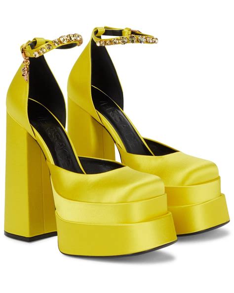 lord hill fire woman versace shoes|Versace platform shoes.